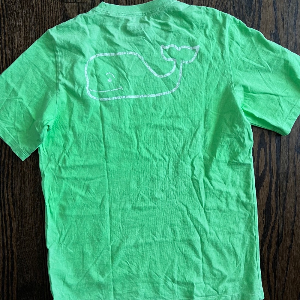 Vineyard Vines Boys Bright Green Short Sleeve Tee